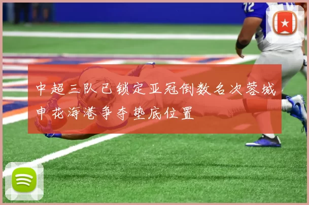 中超三队已锁定亚冠倒数名次蓉城申花海港争夺垫底位置